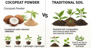 Cocopeat Powder vs. Traditional Soil A Comparative Study