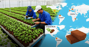 Cocopeat blocks and global food security