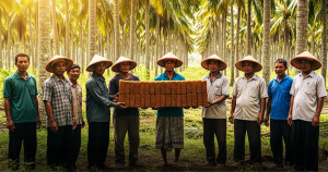 Meet the Farmers Reaping Big Gains from Cocopeat Brick Farming